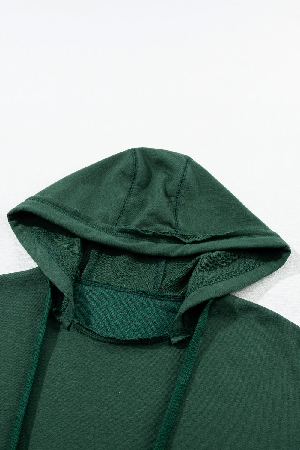 Quilted Patchwork Exposed Seam Hoodie