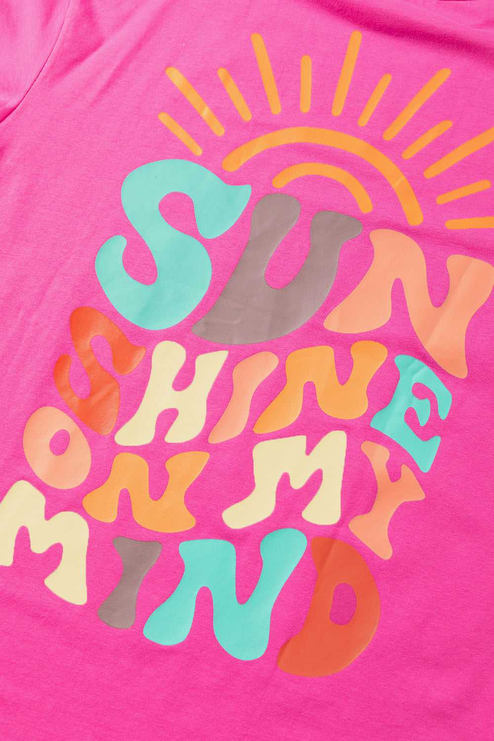 Mint Green SUNSHINE ON MY MIND Graphic Tee