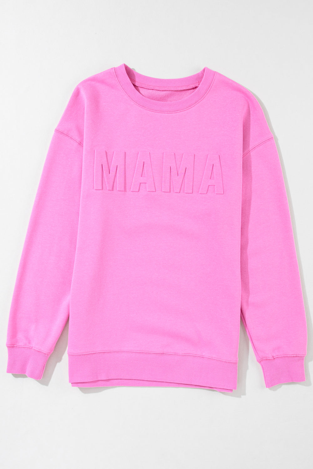 Bonbon COFFEE Letter Embossed Casual Sweatshirt