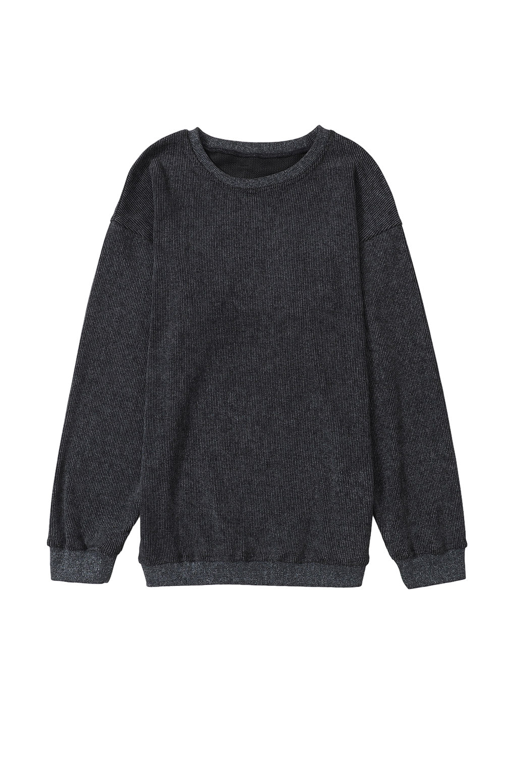 Corded Crew Neck Sweatshirt