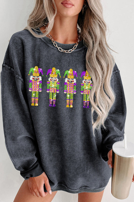 Symbol Corded Baggy Sweatshirt