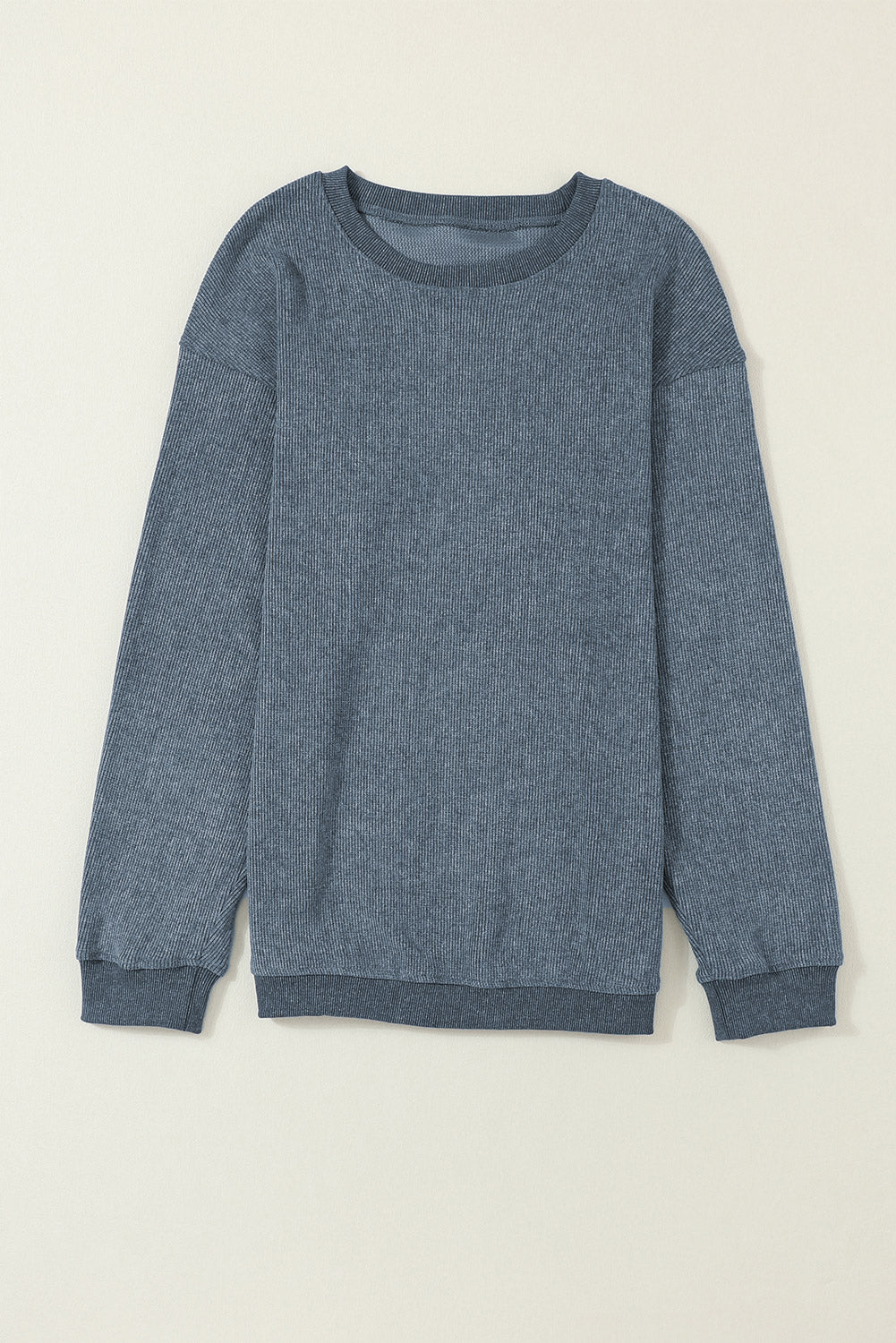 Corded Crew Neck Sweatshirt