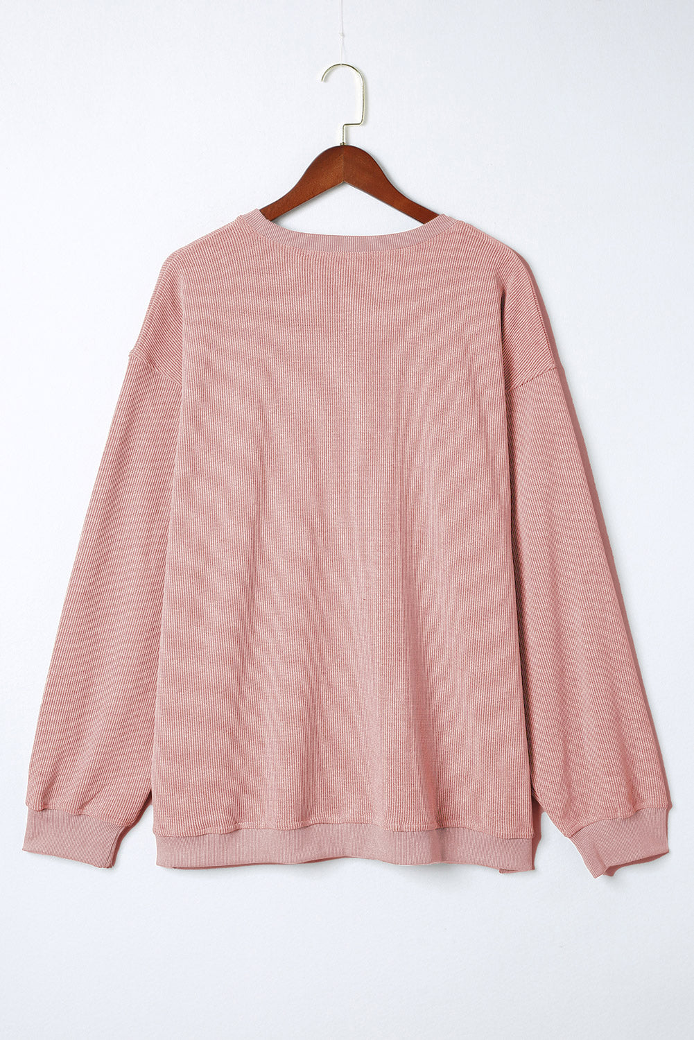 Corded Crew Neck Sweatshirt