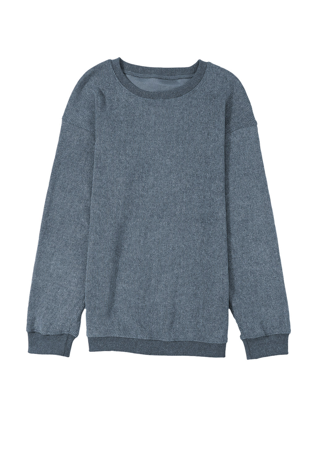 Corded Crew Neck Sweatshirt