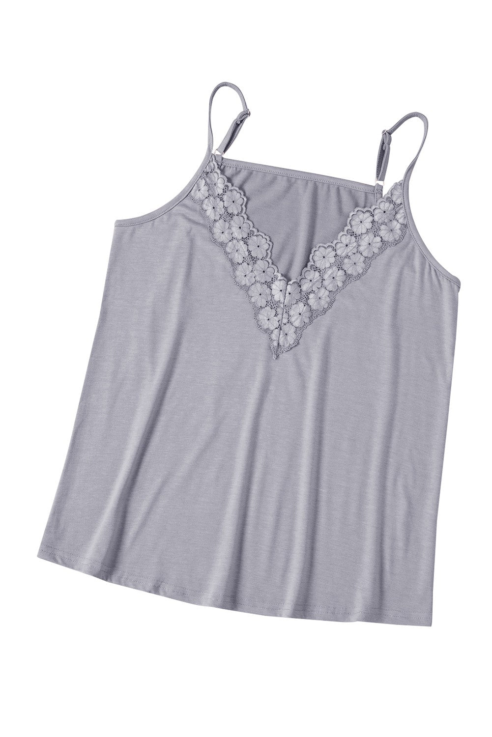 Lace Splicing V Neck Cami Top