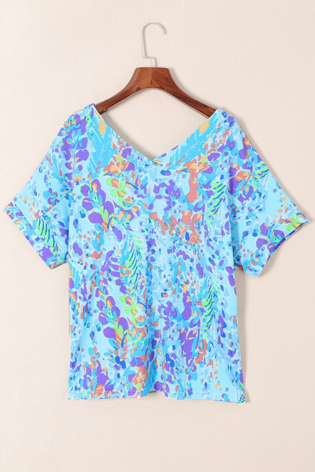 Loose Painted Floral Tee