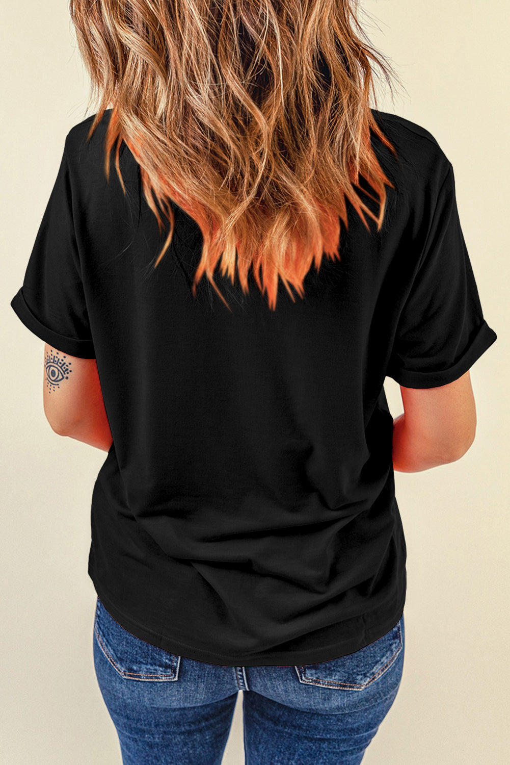 Casual Crew Neck Tee